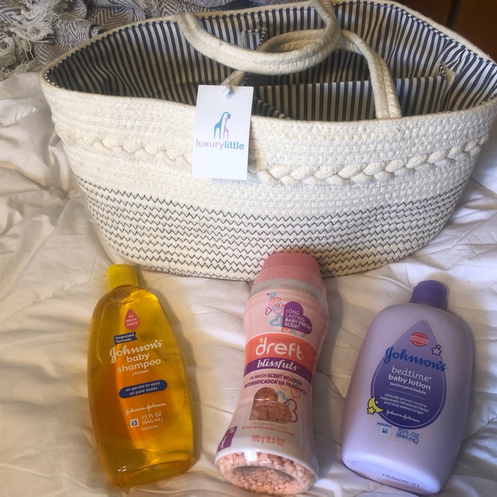 Baby Diaper Caddy Set